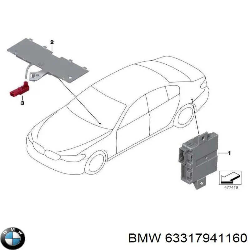  BMW 63316991513 ціна, від 18.77 USD