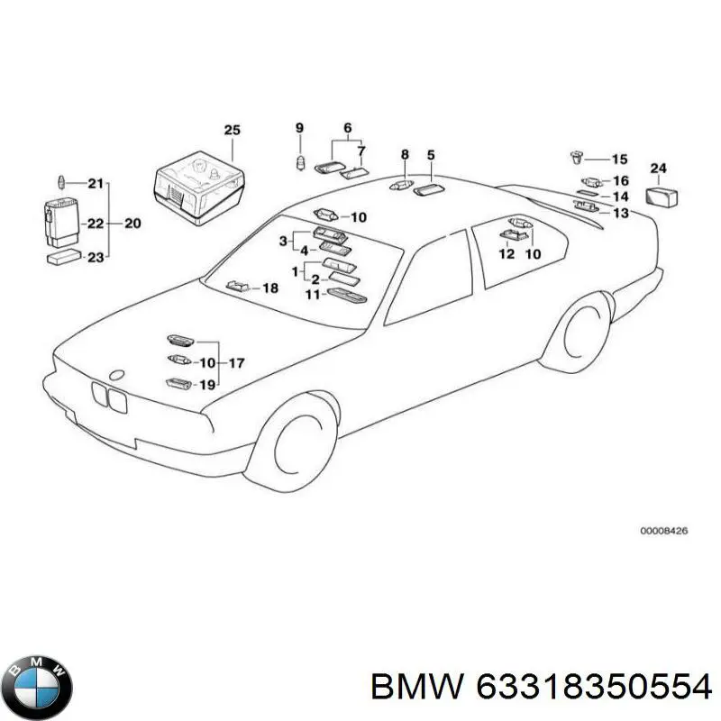  BMW 63311378068