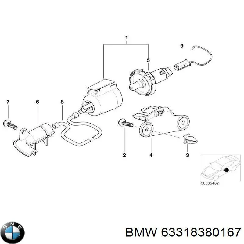 63318380167 BMW 