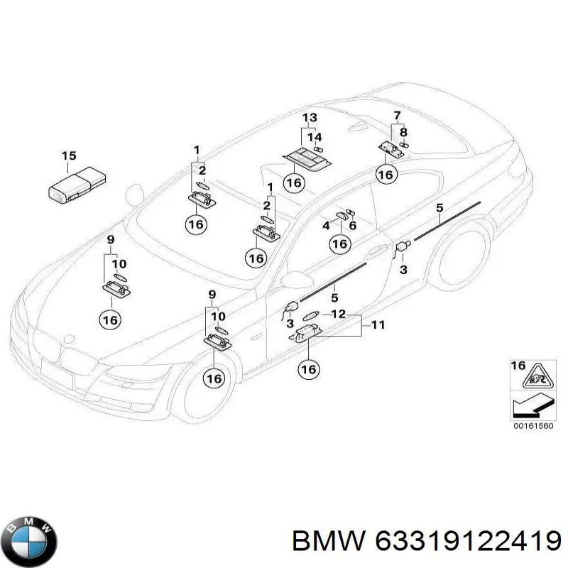 63319122419 BMW 