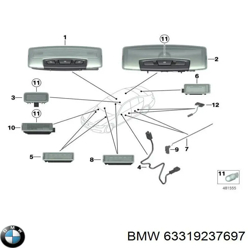  BMW 63319237697 ціна, від 5.70 USD