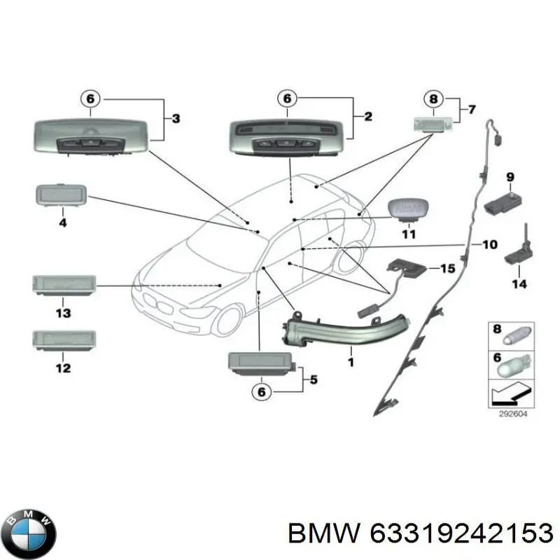 63319242153 BMW 