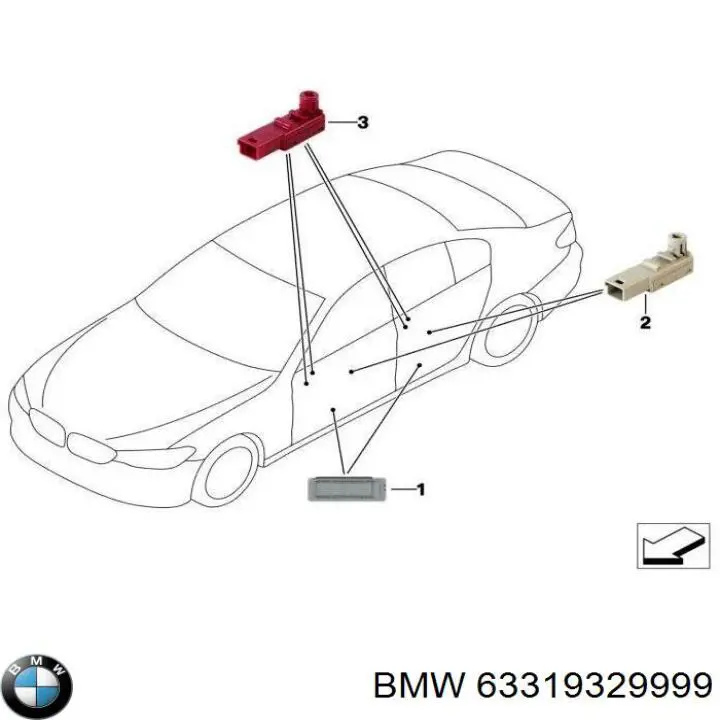  BMW 63319329999 ціна, від 11.45 USD