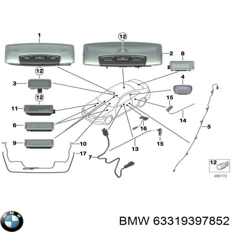 63319397852 BMW 