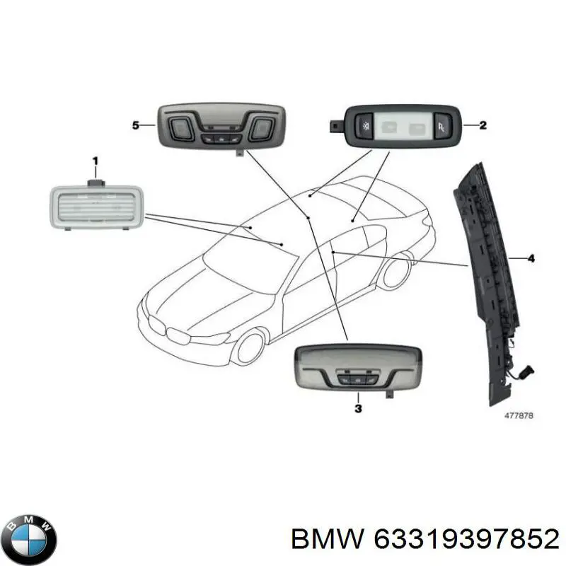 Купити 63319397852 BMW 