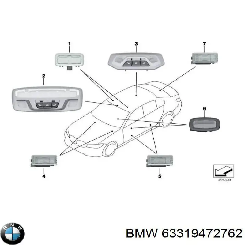  BMW 63319472762 ціна, від 6.33 USD