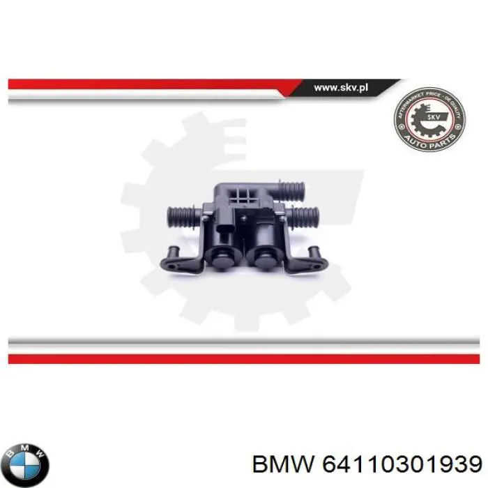 Купити 64110301939 BMW Кран пічки