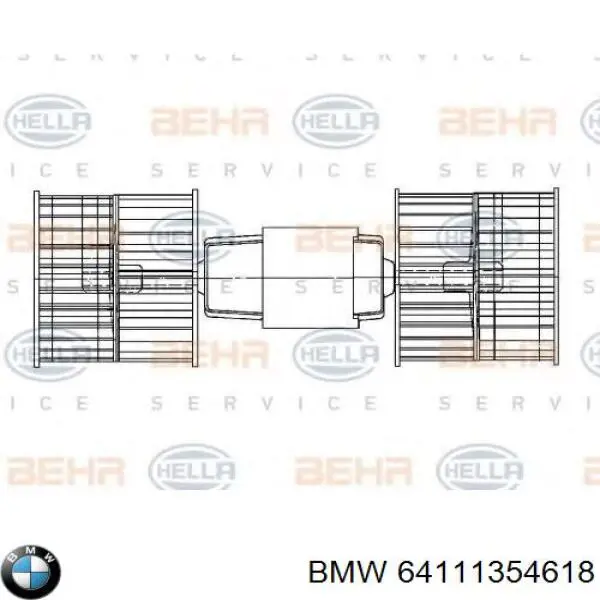  Вентилятора пічки BMW 3 