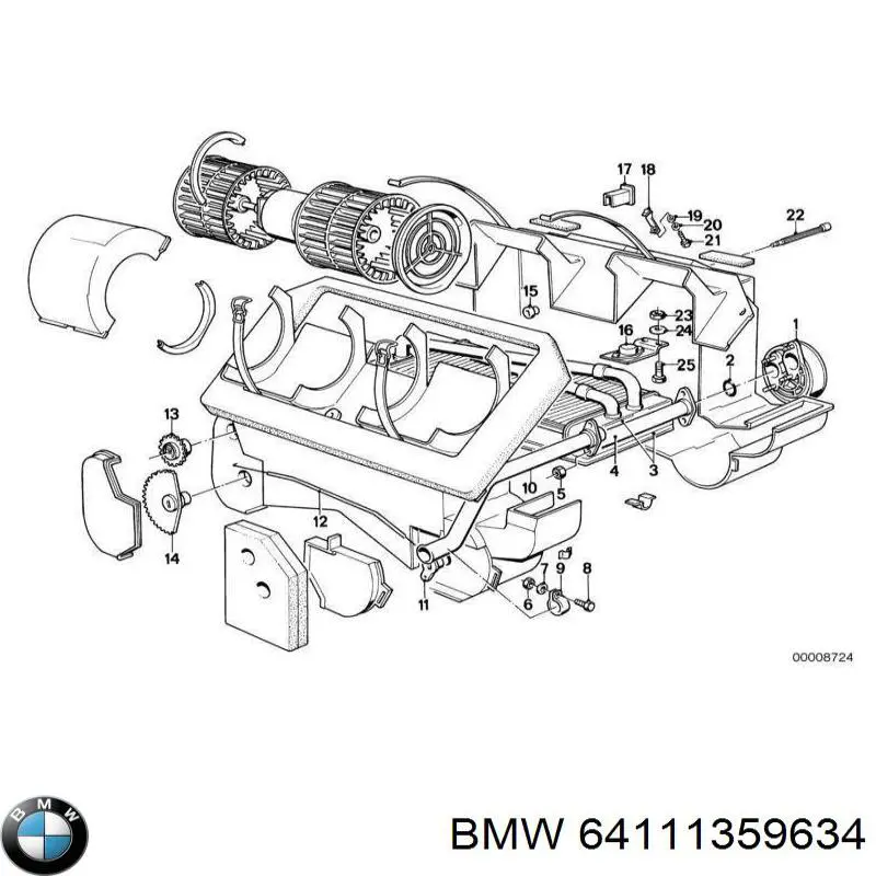 Кран системи опалення BMW 64111359634 ціна, від 204.53 USD