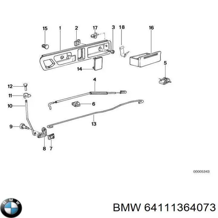 Купити 64111364073 BMW 