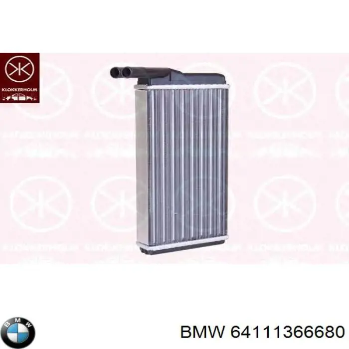 Радіатор пічки (обігрівача) BMW 64111366680 ціна, від 22.44 USD