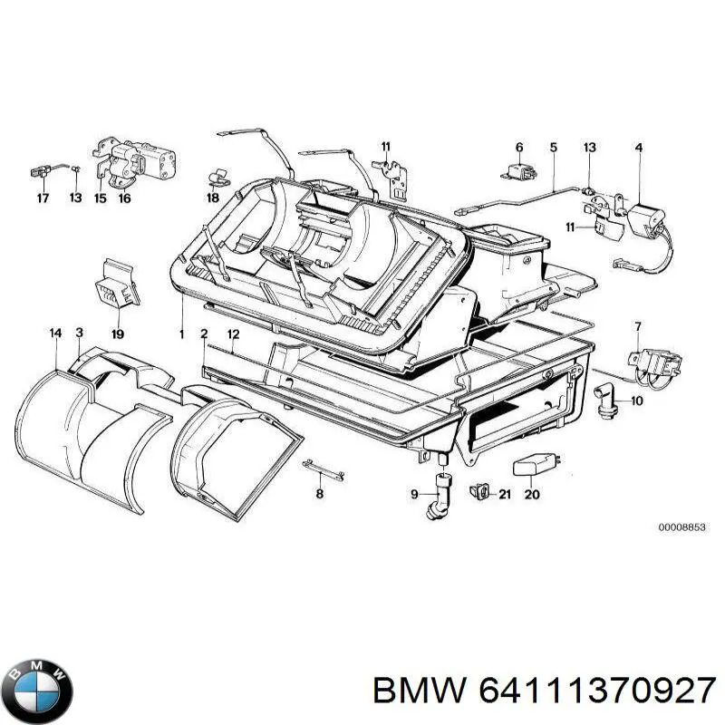 64111370927 BMW 