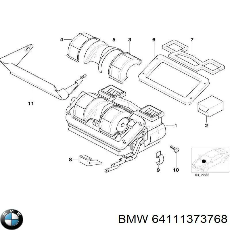 64111373768 BMW 