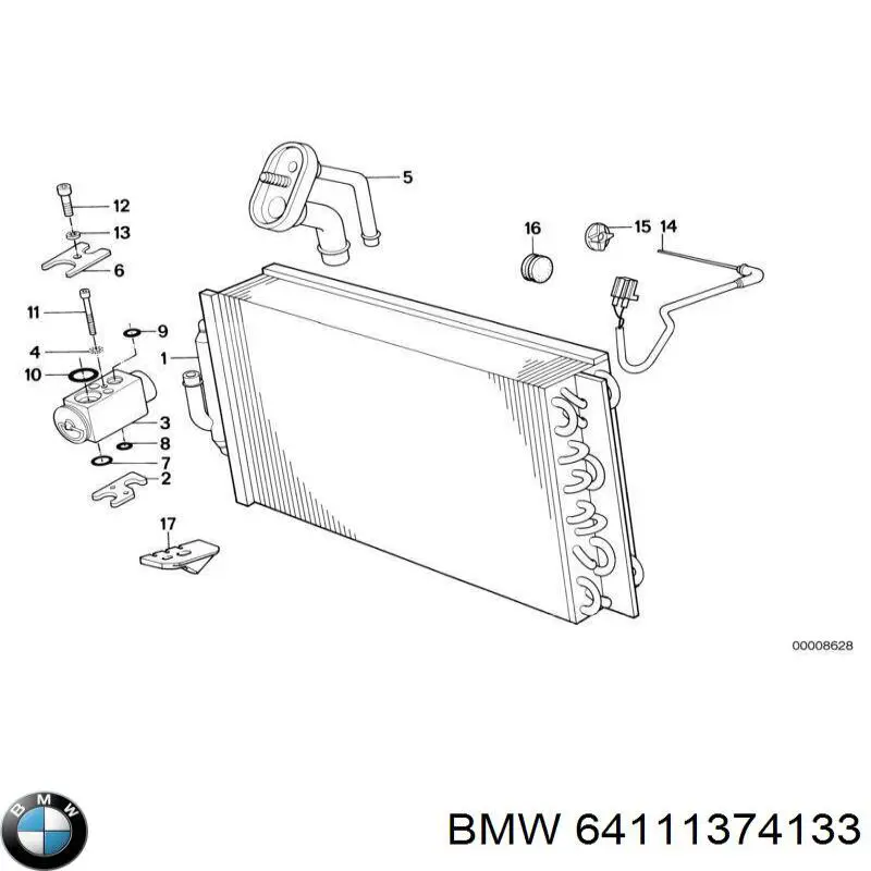  BMW 64111374133 ціна, від 23.37 USD