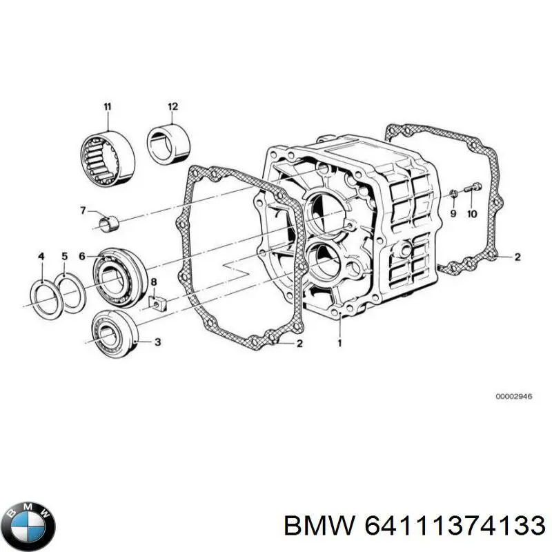 Купити 64111374133 BMW 