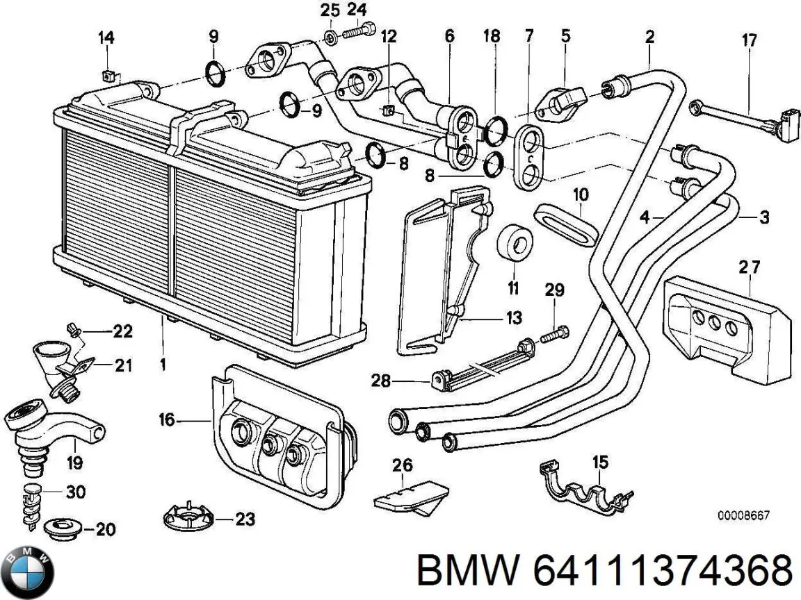 64111374368 BMW 