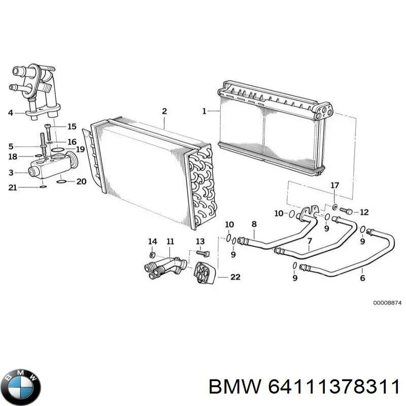  BMW 64111378311 ціна, від 18.83 USD