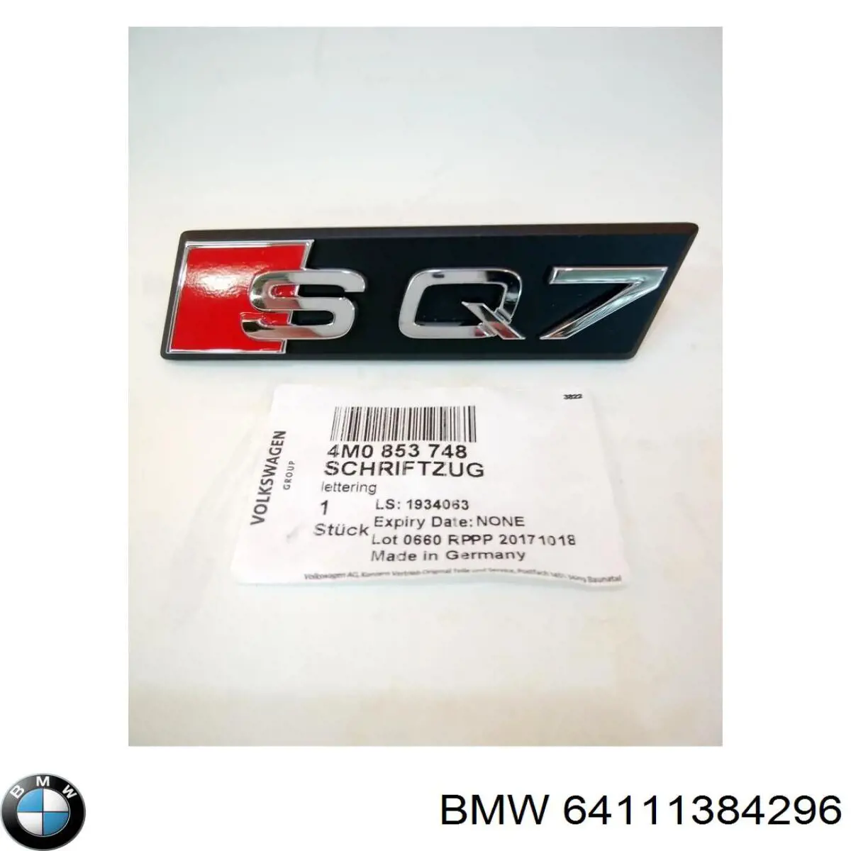  64111384296 BMW