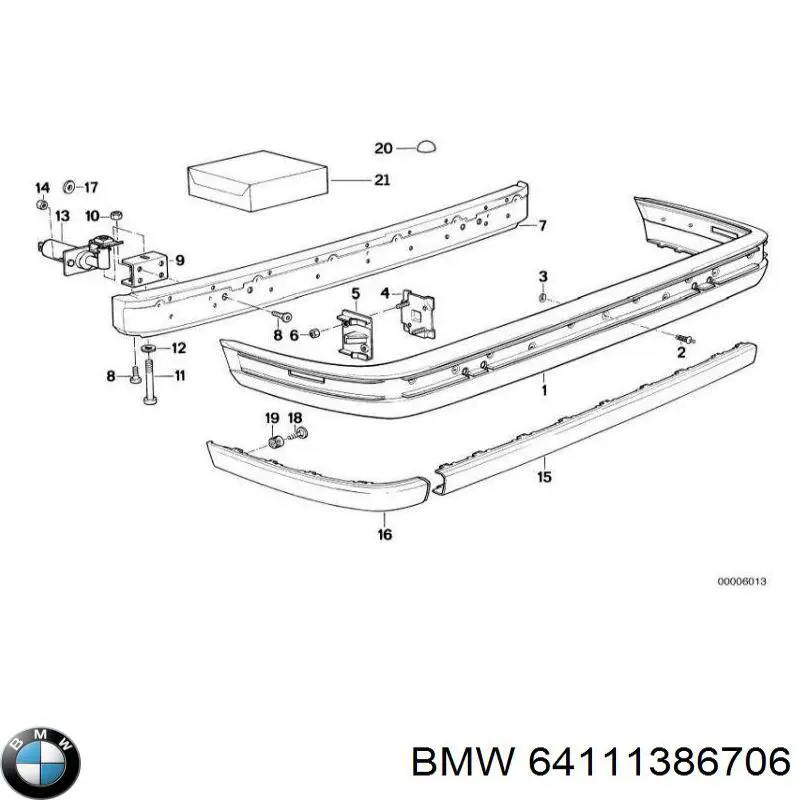 Кран пічки (обігрівача) на BMW 3 (E30)