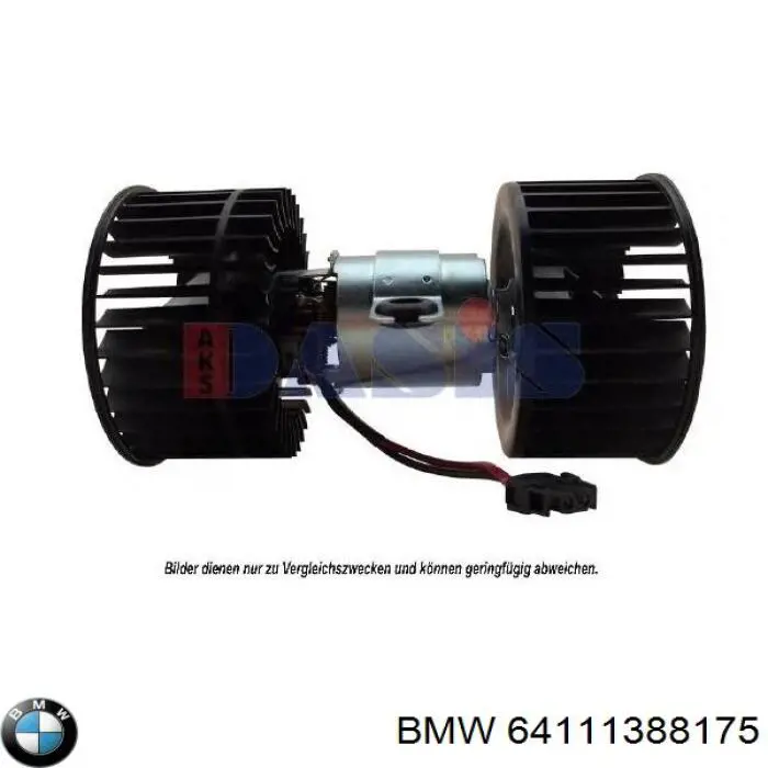 64111388175 BMW двигун вентилятора пічки (обігрівача салону)