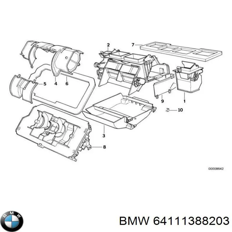 64111388203 BMW 