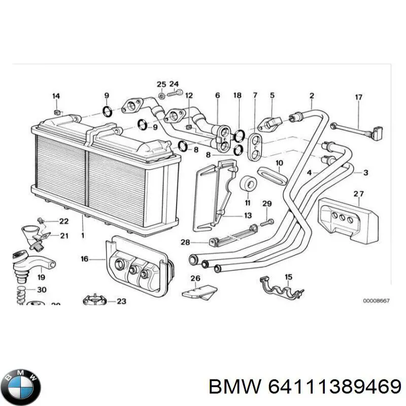 64111389469 BMW 