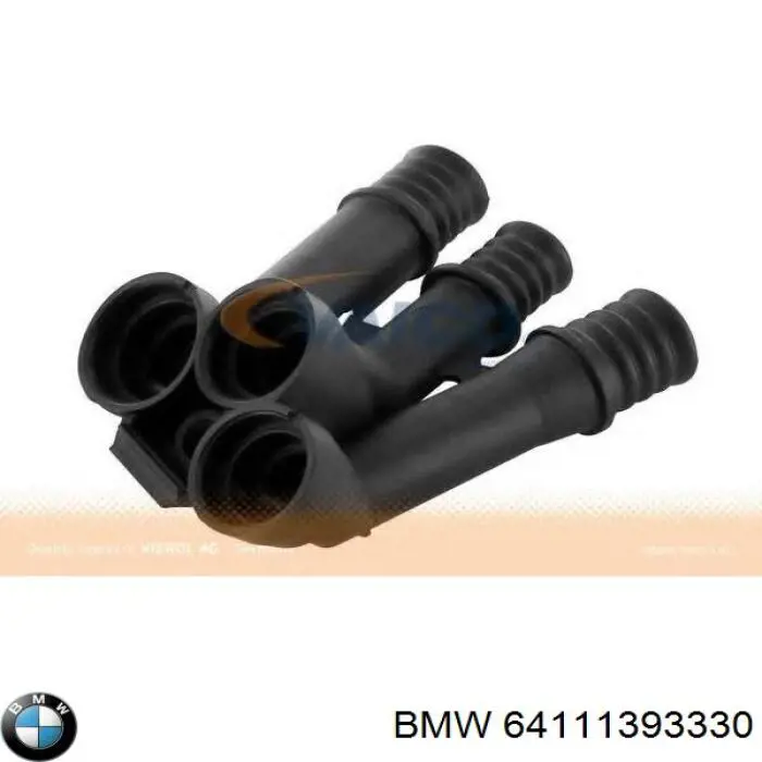 Купити 64111393330 BMW Фланець системи охолодження (трійник)