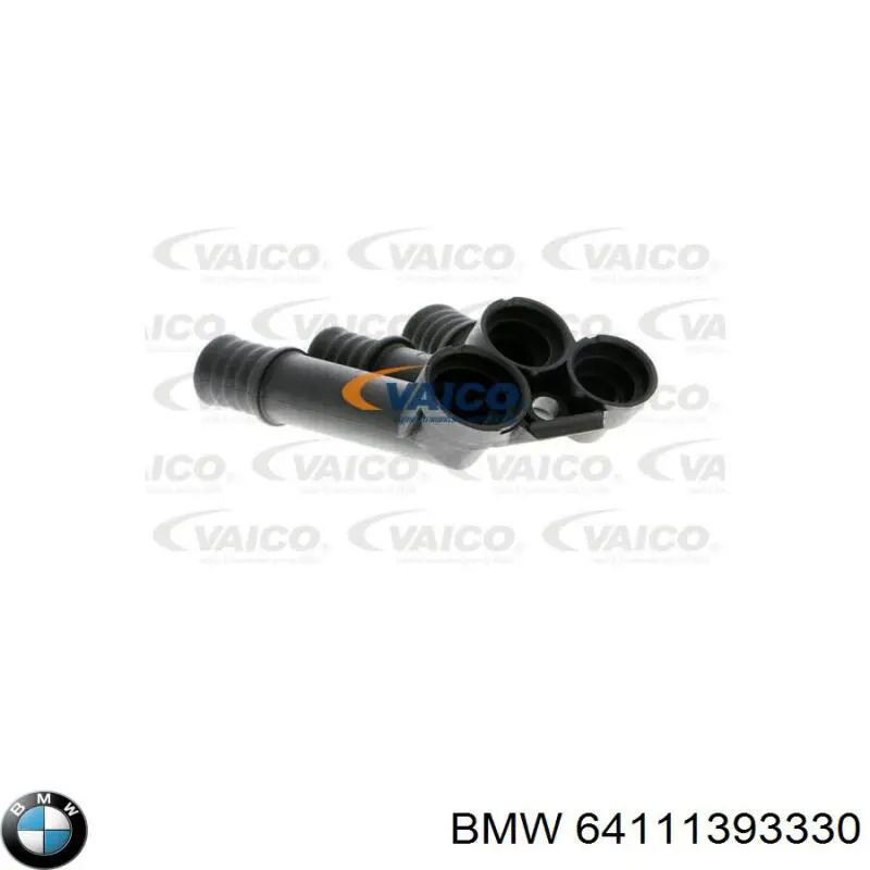 Фланець системи охолодження (трійник) BMW 64111393330 ціна, від 12.09 USD