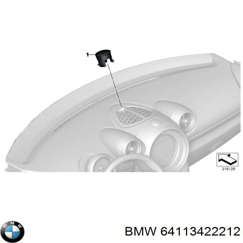 Купити 64113422212 BMW 