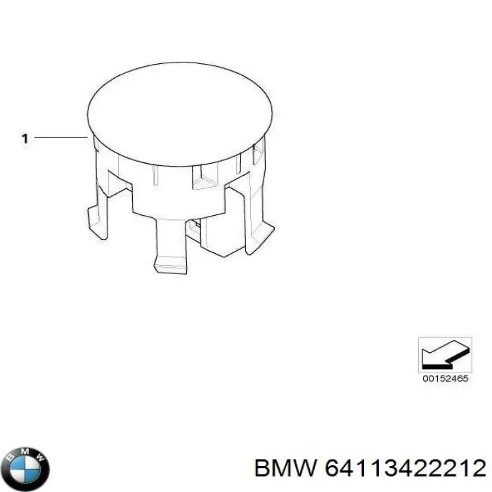  BMW 64113422212 ціна, від 69.64 USD