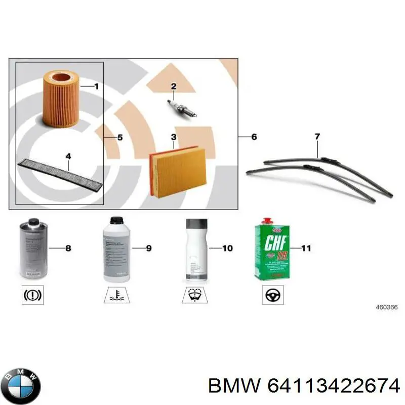 64113422674 BMW 