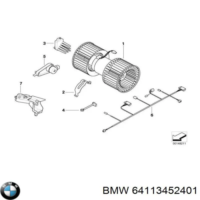 64113452401 BMW 