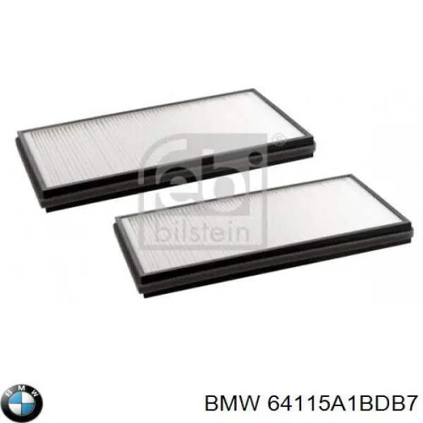 Фільтр повітряний обігрівача BMW 64115A1BDB7 ціна, від 94.11 USD