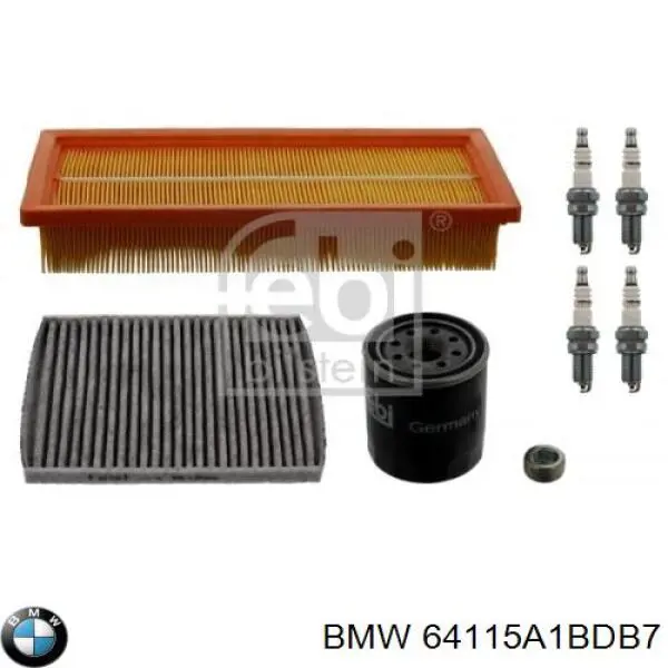 Фільтр салону 64115A1BDB7 BMW
