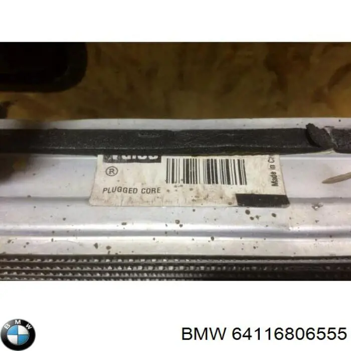 Випаровувач кондиціонера BMW 64116806555 ціна, від 12.71 USD