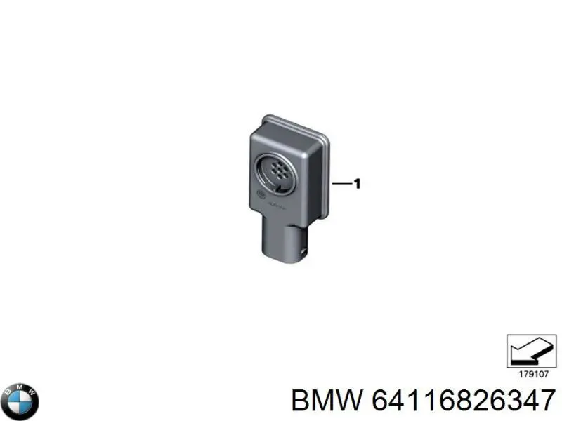Датчик забруднення повітря BMW 64115A3F250 ціна, від 12.67 USD