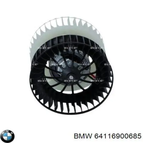 Двигун вентилятора пічки (обігрівача салону) BMW 64116900685 ціна, від 57.73 USD