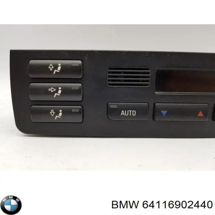 64116902440 BMW реостат/перемикач-регулятор режиму обігрівача салону