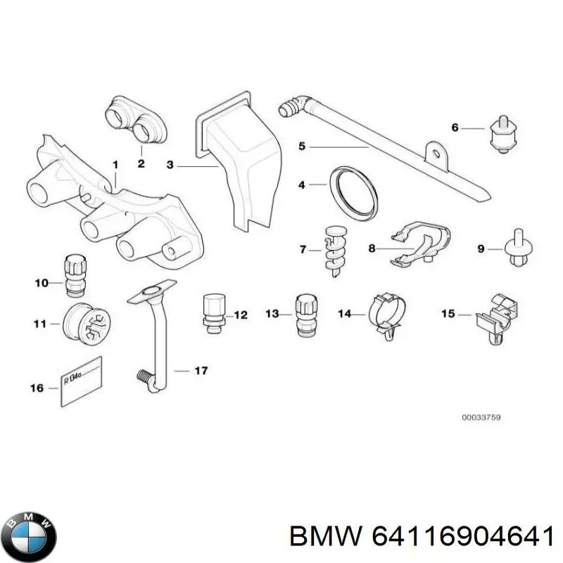 64116904641 BMW 