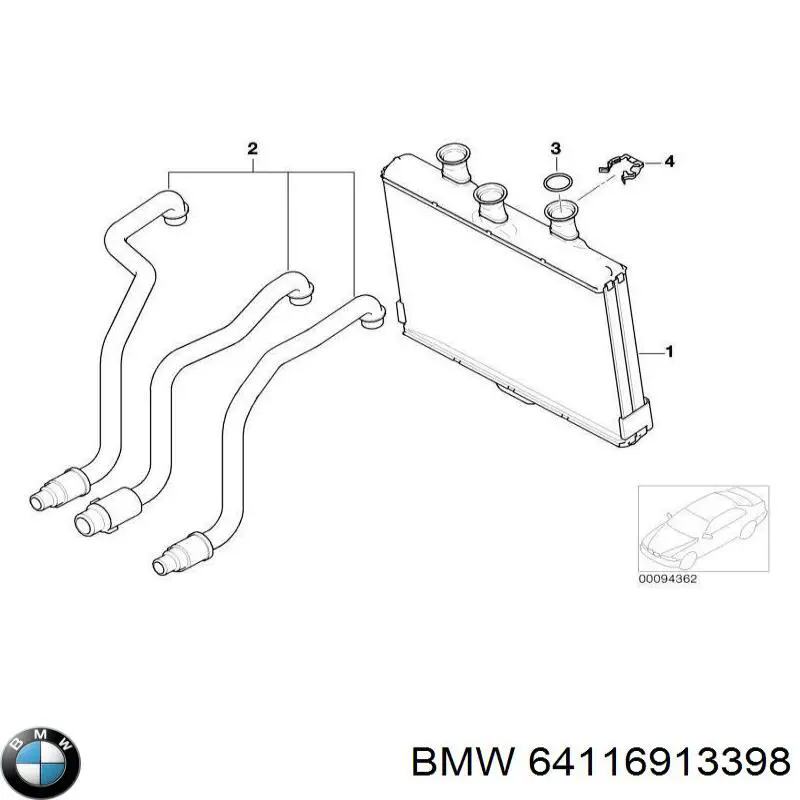 64116913398 BMW 