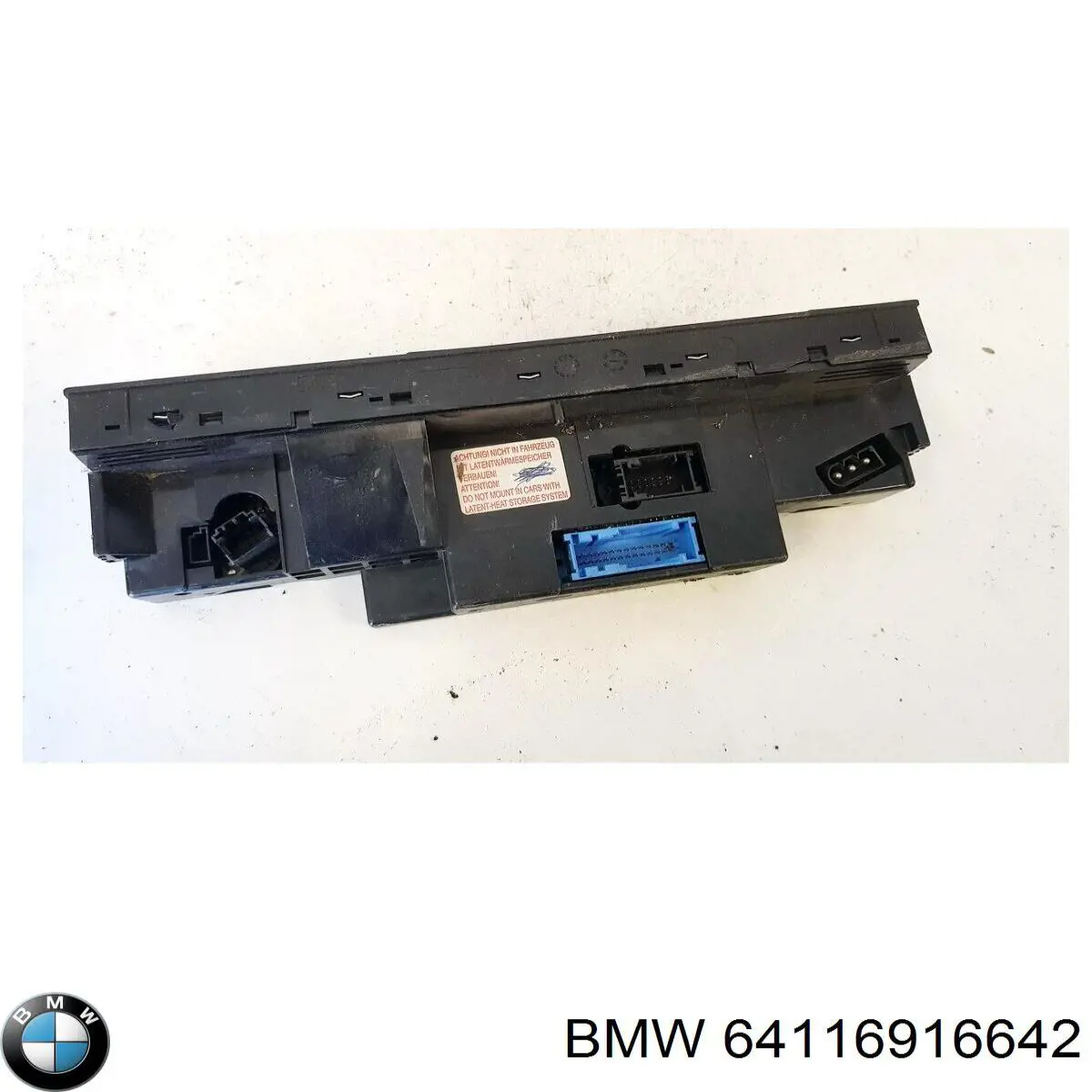 Блок управління кондиціонером 64116927895 BMW