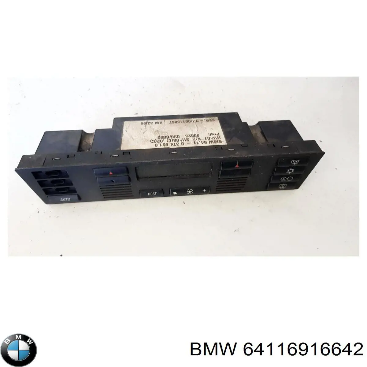 Регулятор вентилятора обігрівача BMW 64116927895 ціна, від 1607.17 USD