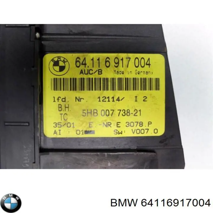  BMW 64116917004 ціна, від 8.87 USD