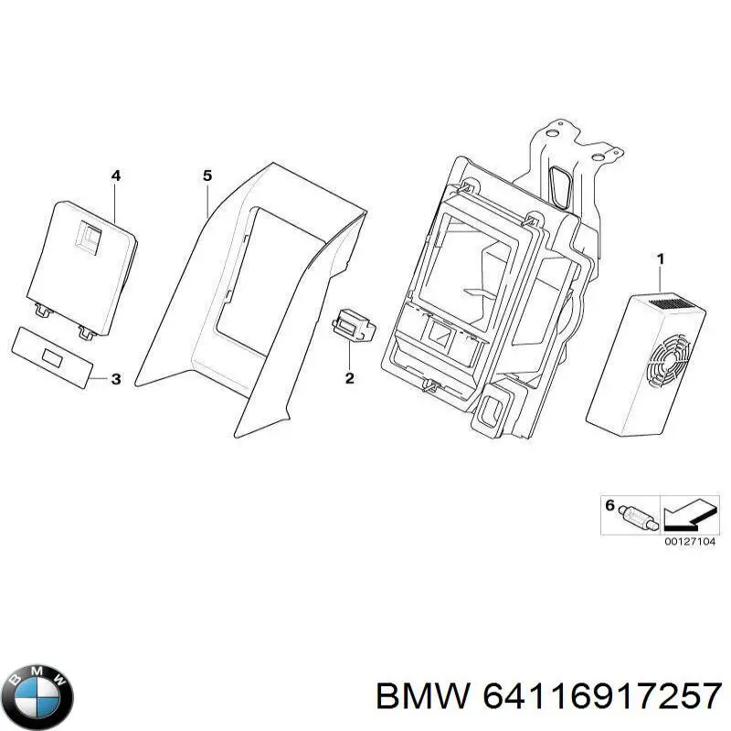  BMW 64116917257 ціна, від 26.60 USD