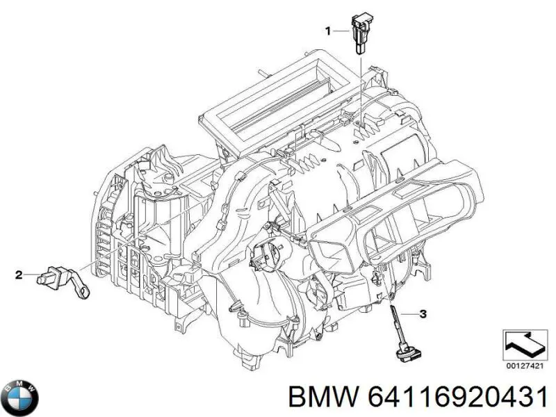 Купити 64116920431 BMW 
