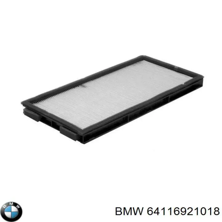 Фільтр повітряний обігрівача BMW 64116921018 ціна, від 20.26 USD