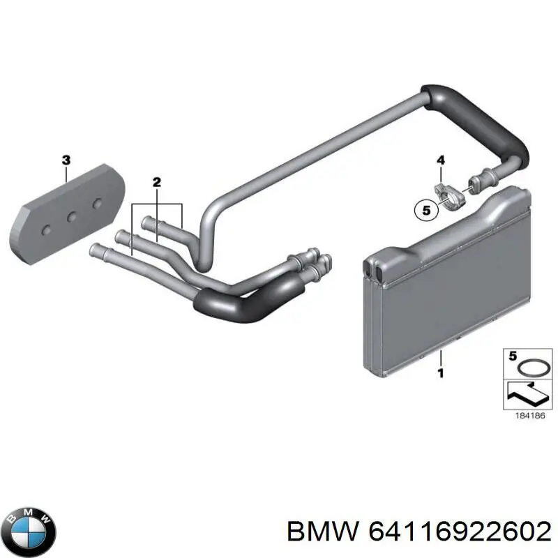 Купити 64116922602 BMW 