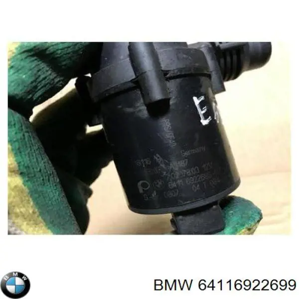 Водяний насос охолодження електричний додатковий BMW 64116922699 ціна, від 39.78 USD