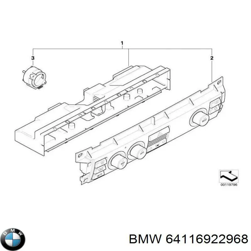  BMW 64116922968 ціна, від 63.33 USD