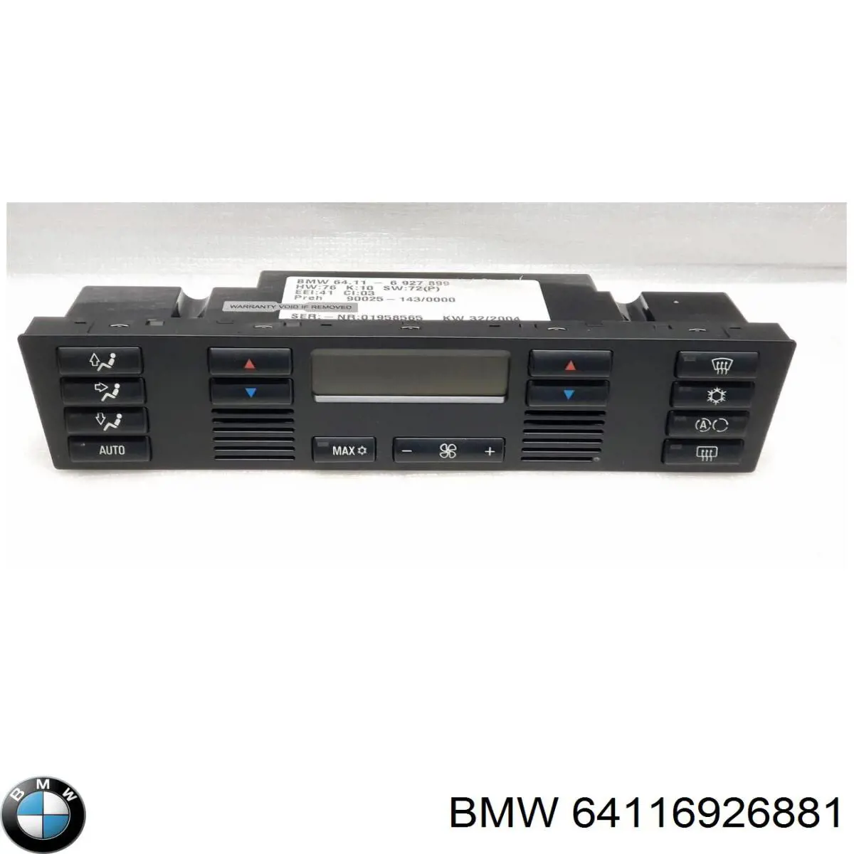 Регулятор вентилятора обігрівача BMW 64116915809 ціна, від 410.23 USD